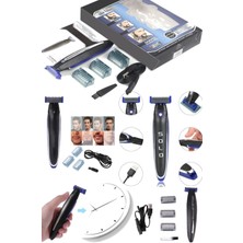 Munico 3 Taraklı Askerler Için Iadeal Şarjlı Kaliteli Taşınabilir Tıraş Makinesi Kaliteli Ince Gövdeli Pro