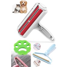 Munico Evcil Hayvanlar Için Gırgır & Pati Şeklinde Tüy Toplama & Çift Taraflı Fırçası 3'lü Tüy Toplayıcı