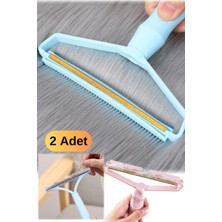 Munico 2 Adet Giysi Tiftik Pamuk Tüy Toplayıcı Çift Taraflı Fırça Elbise Bakım Taşınabilir Set