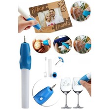 Munico Cam Ahşap Metal Oyma Yazı Yazma Kalemi Gravür Oyma Kalemi Başlangıç Seviyesi Pro Kalemi Çizim Yazı