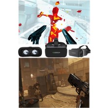 Munico 4-6 Inç Uyumlu Gözlük Vr Box Shinecon 3D Sanal Gerçeklilik Gözlüğü Meta Words Film 3D Aksiyon Oyun