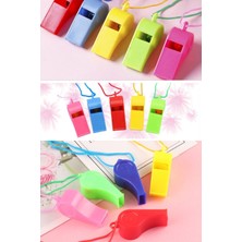 Munico 10 Adet Plastik Düdük Unisex Akıllı Yüksek Desibelli Deprem Depremde ve Acil Afetlerde Profesyonel