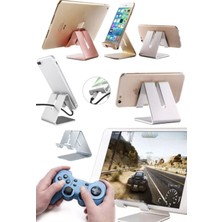 Munico Universal Tüm Telefon & Tablet Uyumlu Çalışma Masası Ofis Yatak Başı Stand Aliminyum Kaliteli Prof