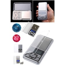 Munico Mini Dijital LCD Elektronik Takı Cep Terazisi Kapaklı Ot Bitki Altın Tartma Aleti Dijital Tartı Seti