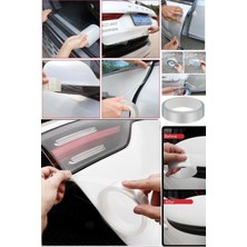 Munico Bant Çizilmeye Şeffaf Karşı Şerit Otomatik Şeffaf Dayanıklı Tampon Kapı Araba Koruyucu Eşik Bandı