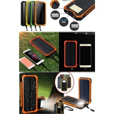 Munico 18.000 Mah Enerjili Telefon Şarj Eden Powerbank Kendiliğinde Şarj Olan Şarj Arkası Ledli Solar Güneş