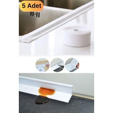 Munico 5 Adet Su Sızdırmaz Yapışkanlı Kenar Bandı Küvet Lavabo Klozet Mutfak Banyo Için Akıllı Şerit
