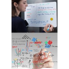 Munico Duvar Masa Dolap Yapıştırılabilir Beyaz Tahta Sticker Pro Evde Eğitim Ders Dershane Özel Ders Tahta