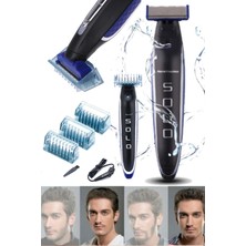 Munico 3 Başlık Taraklı Tıraş Makinesi Jilet Hissiyatlı Ekonomik Ömürlük Şarjlı Tıraş Makinesi Pro