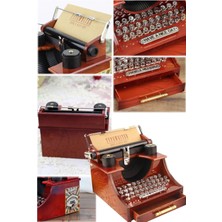 Munico Kutusu Yaz Müzik Yaratıcı Retro Clockwork Vintage Tarzı Telgraf Daktilo Masası Dek  Için Ideal Seçim