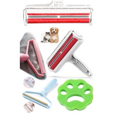 Munico 3'lü Tüy Toplayıcı Set Hazneli Tüy Toz Kıl Toplayıcı Halı Kapaklı Koltuk Döşeme Yatak Kedi Köpek Set