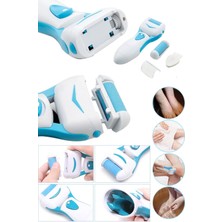 Munico Profesyonel Elektronik Ayak Bakım Aracı Ölü Kuru Cilt Sökücü Ayak Cilt Peeling Onarım Pedikür Seti