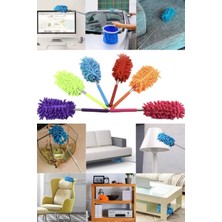 Munico Teleskopik Tozlayıcı Tüy Çok Mikrofiber Işlevli Duster Klavye Fırçaları Uzatılabil  Için Ideal Seçim