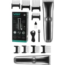 Munico Şarjlı Vgr Model Erkek Kuaförlere Özel Saç Sakal Vücut Tıraş Makinesi Asker Polis Memur Uygun Tıraş