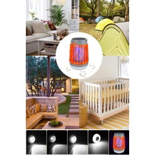 Munico Çadır Sinek Böcek Kovucu LED Lamba Ampul Solar Elektriksiz Sinek Böcek Fare Haaşere Kovucu Solar