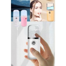 Munico Taşınabilir Buhar Makinesi Taşınabilir Portatif Akıllı Pro Hava Nemlendirici Şarjlı Sprey Araba Püsk