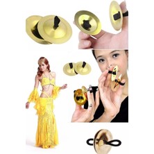 Munico Parmak Zili Set 4'lü Fantezi Çalgı Zili Müzik Aparat Alet Dansöz Zili Düğün Kına Meyhane