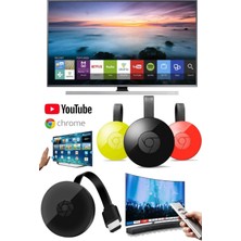 Munico Telefon Görüntüsünü Televizyona Aktarıcı Chrome Kablosuz Aktarıcı Pro Tüm Tv'lere Uyumlu Pc Tablet