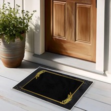 Harikabirev|kapı Önü Paspas Kapı Içi Paspas Kaymaz Taban Ince Paspas (Gold Desenli)| Kpps