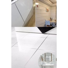 Munico Arası Duvar Metre Için cm Lavabo Bant Şerit Seramik Fanyans 50 Gümüş Görünüm Yansı  Için Ideal Seçim