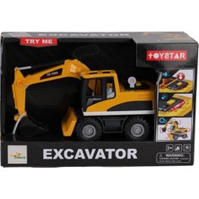 Limon Oyuncak 666-60R 1 14 Pilli Işıklı Iş Makinesi Seti