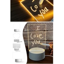 Munico Yaratıcı LED Gece Işık Not Kurulu Mesaj Kurulu Tatil Işık Çocuklar Için Kalem Hediyelik Gece Lambası