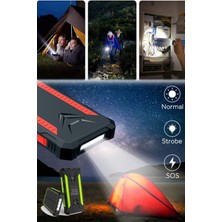 Munico Depremde Dışarda Kalanlar Için Elektriksiz Güneş Enerjili Hızlı Şarjlı Powerbank Kablosuz El Fenerli