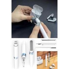 Munico Tüm Bilgisayar Kulaklık Telefon Temizleme Kalemi 4 Fonksiyonlu Akıllı Temizlik Kalemi Fırça Kaliteli