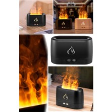 Munico Alevli Şömüne Görünümlü Hava Nemlendirme Cihazı Rahat Ferahlatıcı Yoga Yatak Odası Atmosfer Değiştir