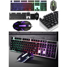 Munico Oyunlarda Üstün Performans Ergonomik Klavye ve Fare Seti Yüksek Hassasiyet En Iyi Oyun Deneyimi Game