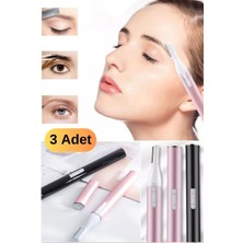 Munico 3 Adet Her Yaş Için Uygun Unisex Sakal Bıyık Kaş Bıyık Alma Cihazı Bebek Tıraş Makinesi Epilatör
