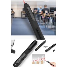 Munico Sunum Işaretçisi Ppt Clicker 100 Metre Kırmızı Lazer USB Alıcılı 2.4ghz Kablosuz Powerpoint Sunuc #2