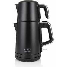 Narte Taste Series 2200W Elektrikli Çelik Çaydanlık ve Su Isıtıcı - Mat Siyah