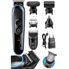 Munico 5 In 1 Saç Sakal Profesyonel Tıraş Makinesi Şarjlı Akıllı Şık Tasarım Burun Kulak Kaş Ense Sakal Pro