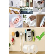 Munico Bırakmaz Iz 3 Nano Bandı Bant Klasörlük Modem Yapıştırıcı Akıllı Duvar Yapışma Güç  Için Ideal Seçim