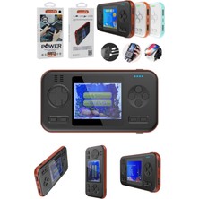 Munico Hem Powerbank Hem Atari Oyun Ps Gaming Telefon Şarj Edici Oyun Konsolu Şarj Bankası Tetris 8000 Mah