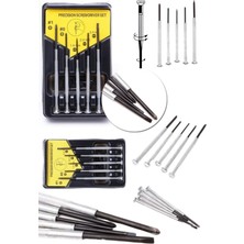 Munico 6 Parça  Profesyonel Izle Tornavida Seti Düz Kafa Araç Seti Mini Cep Telefonu Hassas Tamir Takımı