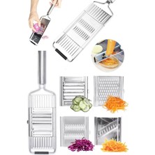 Munico 3 Başlıklı Profesyonel Rende Jülyen Kesici Çok Fonksiyonlu Paslanmaz Çelik Chefler Için Profesyonel