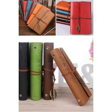 Munico Vintage Bağlayıcı Gevşek Yaprak Seyahat Kitapçığı Şık Notebook Kırtasiye Öğrenci Günlük Avrupa Tarz
