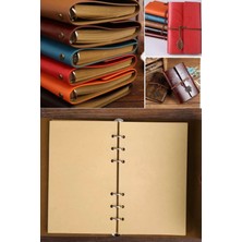 Munico Retro Notebook Günlüğü Edebiyat Şık Deri Not Kitap Kırtasiye Hediyeler Gezgin Dergi Planlamacıları