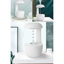 Munico Yaratıcı Su Damlası Geri Akış Anti Yerçekimi Nemlendirici Yatak Odası Ofis Masaüstü Zaman Ekranlı