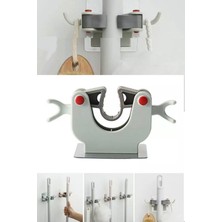 Munico Sap Mop Paspas Duvara Asma Aparatı Sabitleyici Pratik Tutucu Alet Fırça Kolay Rahat Pratik Ev Işyeri