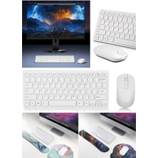 Munico Taşınabilir ve Şık Mini Kablosuz Klavye & Mouse Seti ile Ister Iş Ister Oyun Keyfi Yaşatan Tasarım