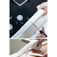 Munico 3 Adet Su Sızdırmaz Geçirmez Bant Lavabo Profesyonel Mutfak Kenar Bandı Yapışkanlı Şerit Bant Beyaz