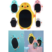 Munico Eğlenceli Yazı Yazma Tableti Akıllı Yaz Sil Tuşlu Kaliteli Eğitici Tab Çocuklar Için Penguen Modelli