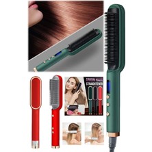 Munico Profesyonel Iyon Özellikli Saç Düzleştirici Fırça Hızlı Isınma Metal Plaka ile Şeffaf Renk