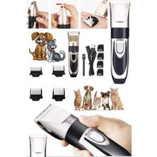 Munico Evcil Hayvan Bakım Tıraş Makinesi Tıraş 4'lü Köpek & Kedi 4 Taraklı Tüy Saç Kıl Kesme Tıraş Makinesi