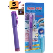 Munico 5 Adet Işıklı  Tl & Euro & Dolar Kontrol Orjinallik Test Kalemi
