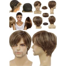 Munico Protez Saç Görünümlü Ekonomik Kellikten Sıkılanlar Özel Rahat Kesilebilir Fön Çekilebilir Peruk