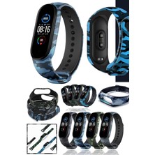 Munico Silikon Için Mi Band Olmayan 5/6 Kamuflaj Toksik Bileklik Xiaomi Kamuflaj Ordu Kor  Kaliteli Malzeme